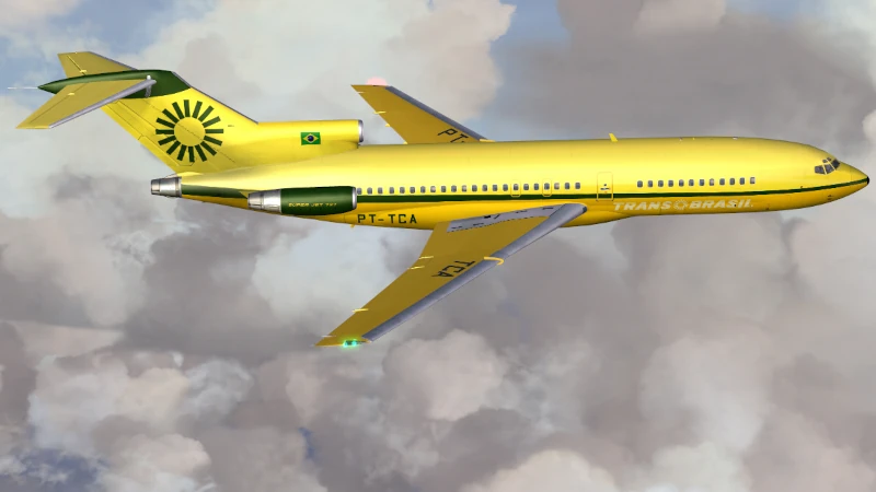 Boeing 727-100 de Transbrasil.